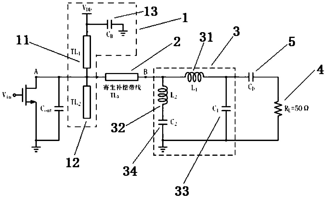 Bandwidth-adjustable class F power amplifier