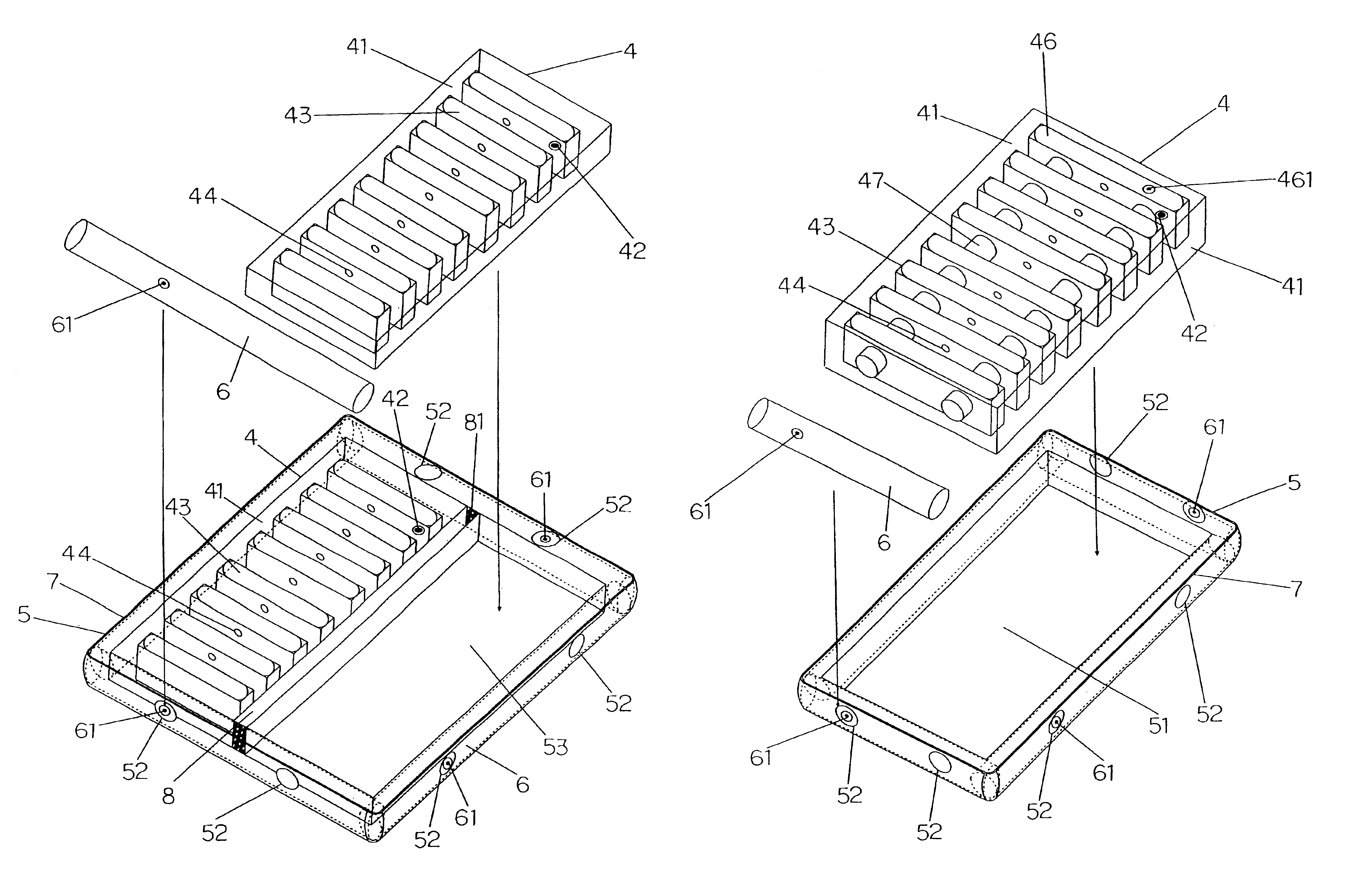 Water bed structure