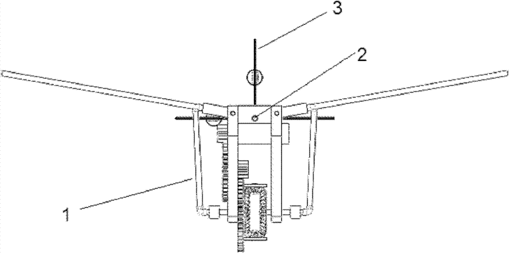 Bevel gear train flapping-wing aircraft