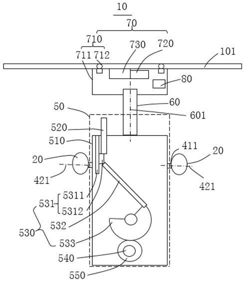 Explosion-proof special track robot