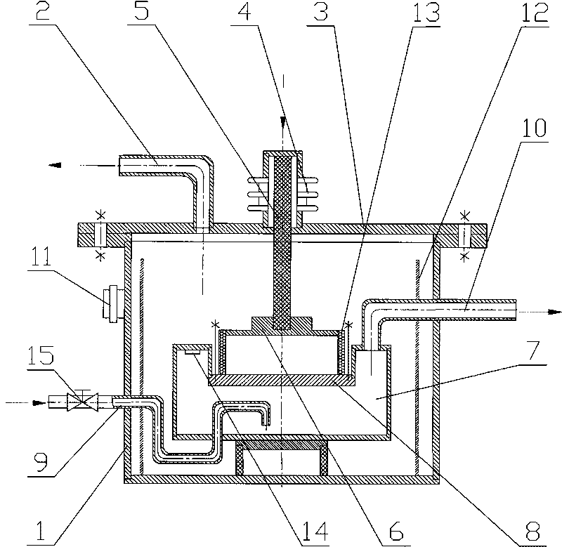 Device for testing low-temperature heat conduction rate of foam heat insulation material in loaded state