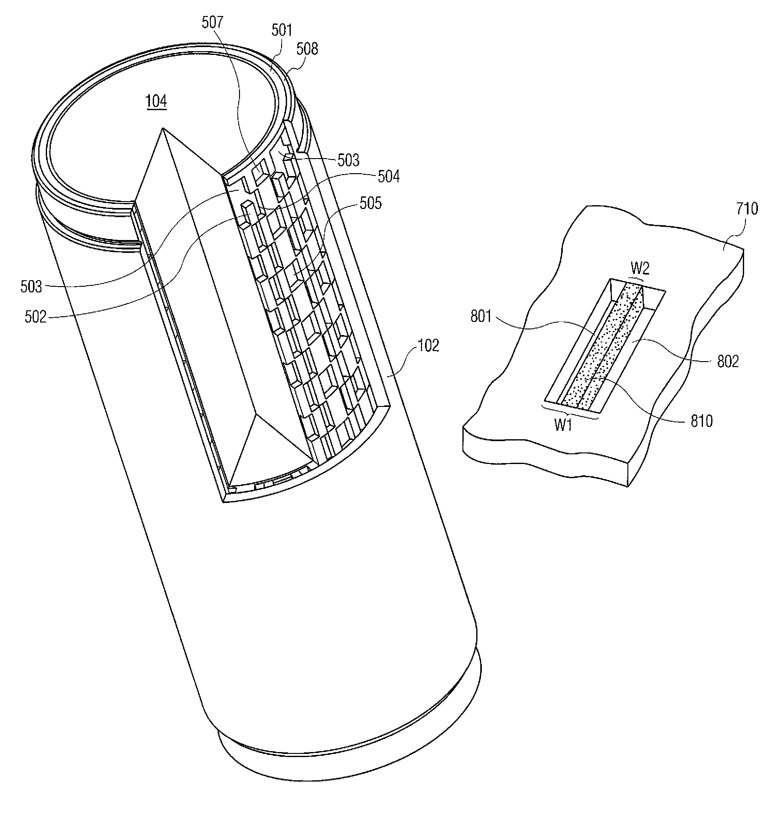 Multiple size fragment warhead