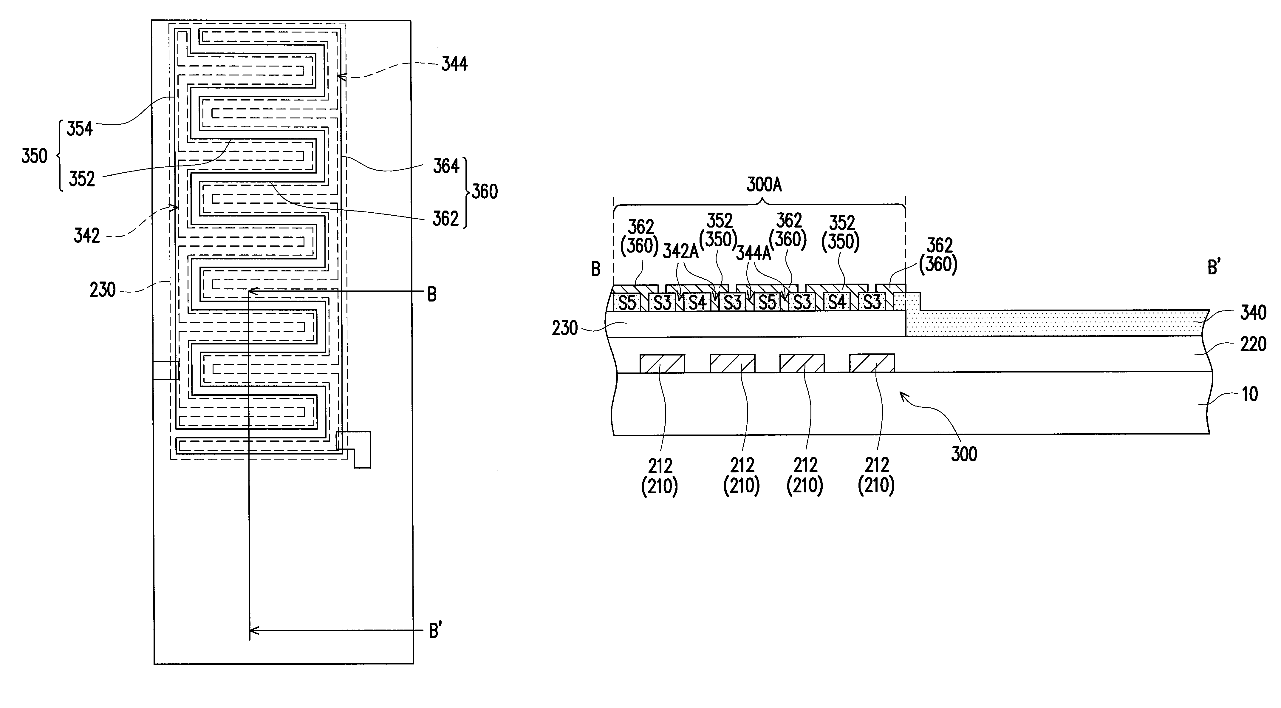 Active device, driving circuit structure, and display panel