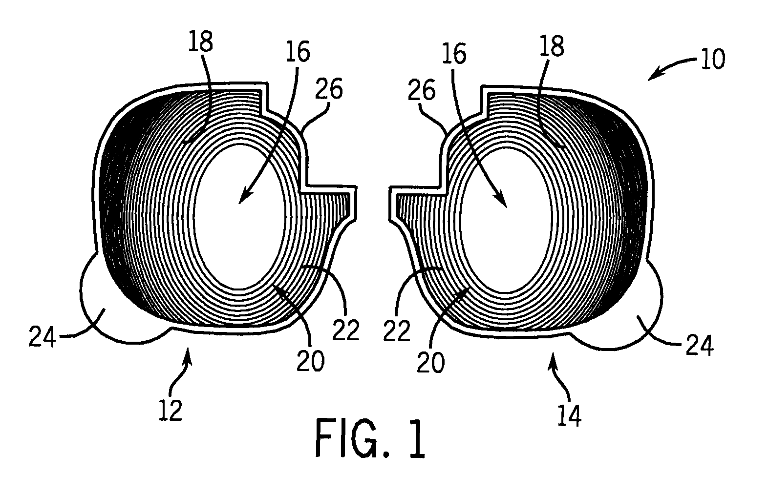 Viewing device for simulating impairment and reducing peripheral vision