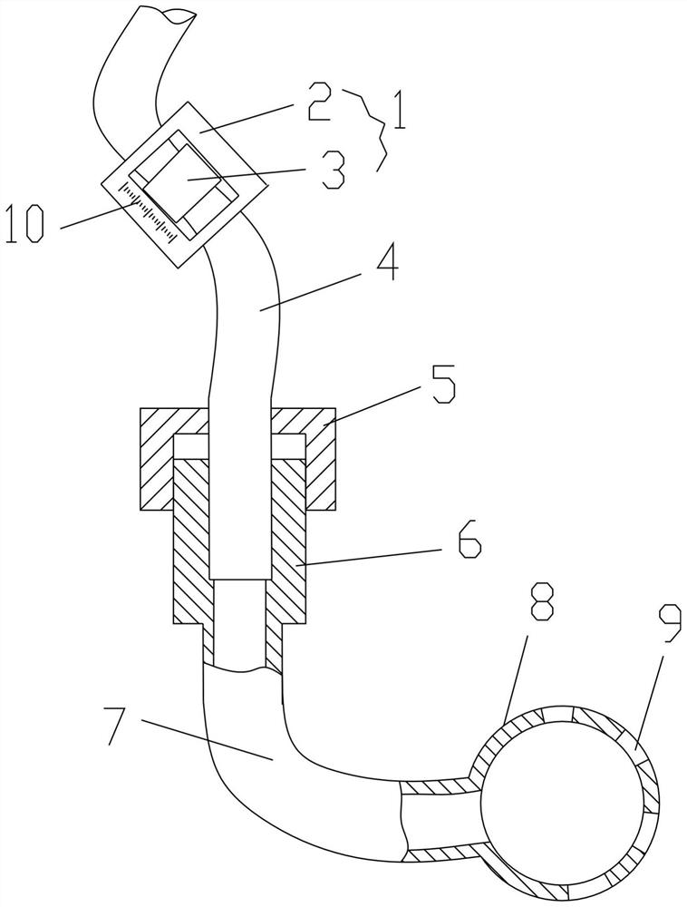 Pipeline for nasal cavity irrigation