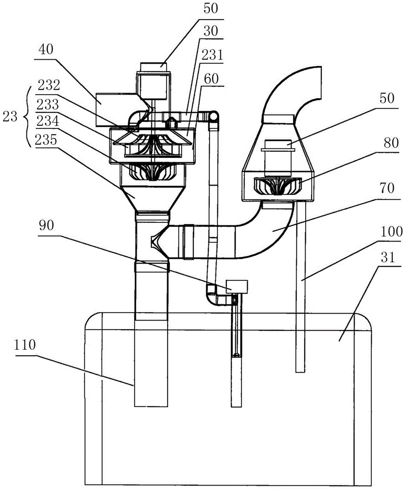 Denitration, desulfurization and dust-removal device and method applying same