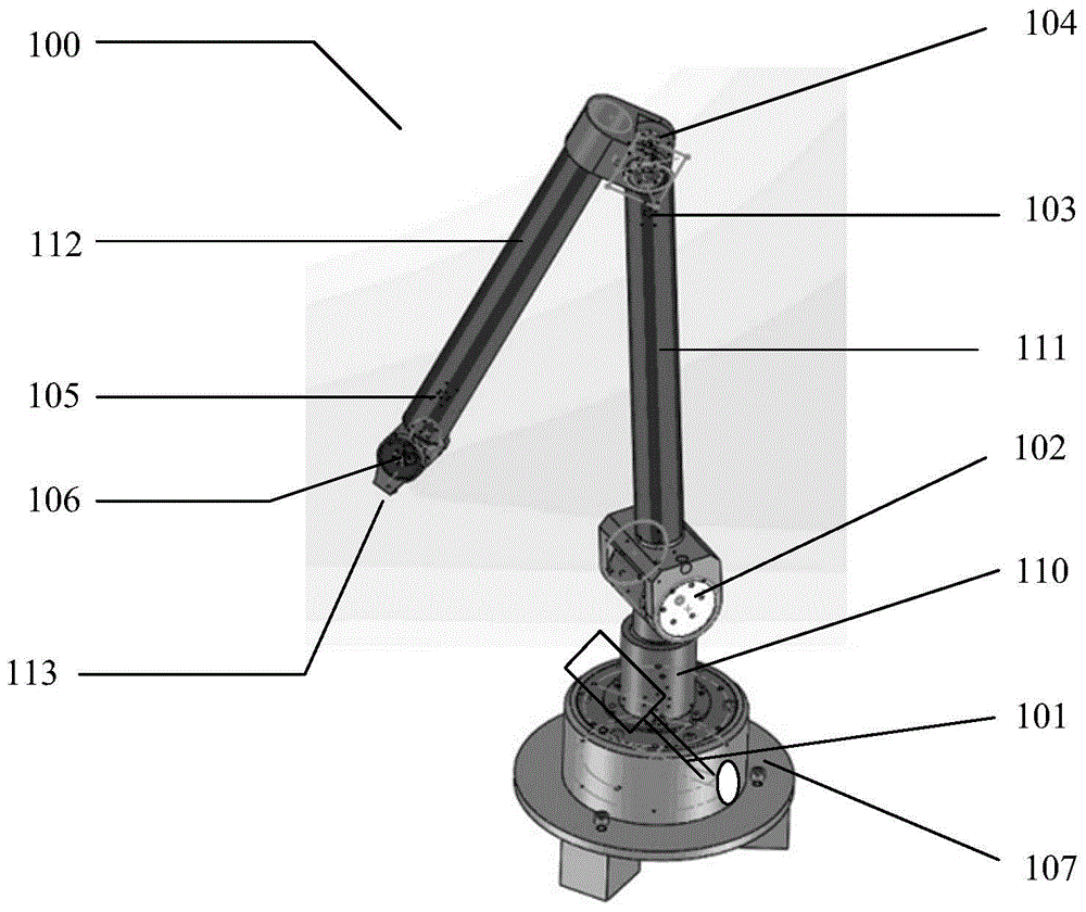 Articulated Coordinate Measuring Machine with Variable Arm with Magnetoelectric Locking Arm Device