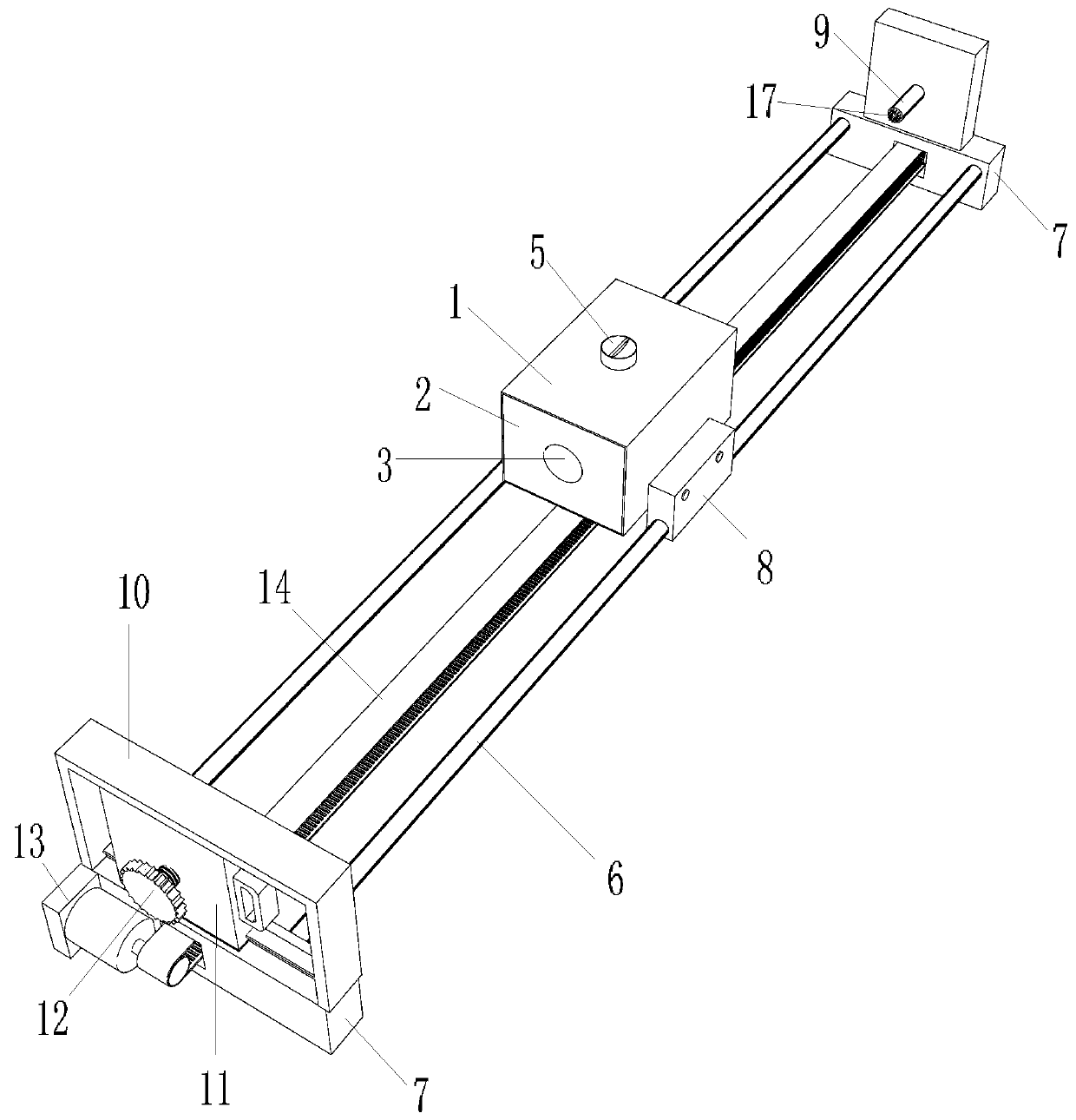 Sectional wood strip polishing device