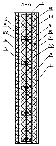 Construction method of a thermal bridge partition enclosure system