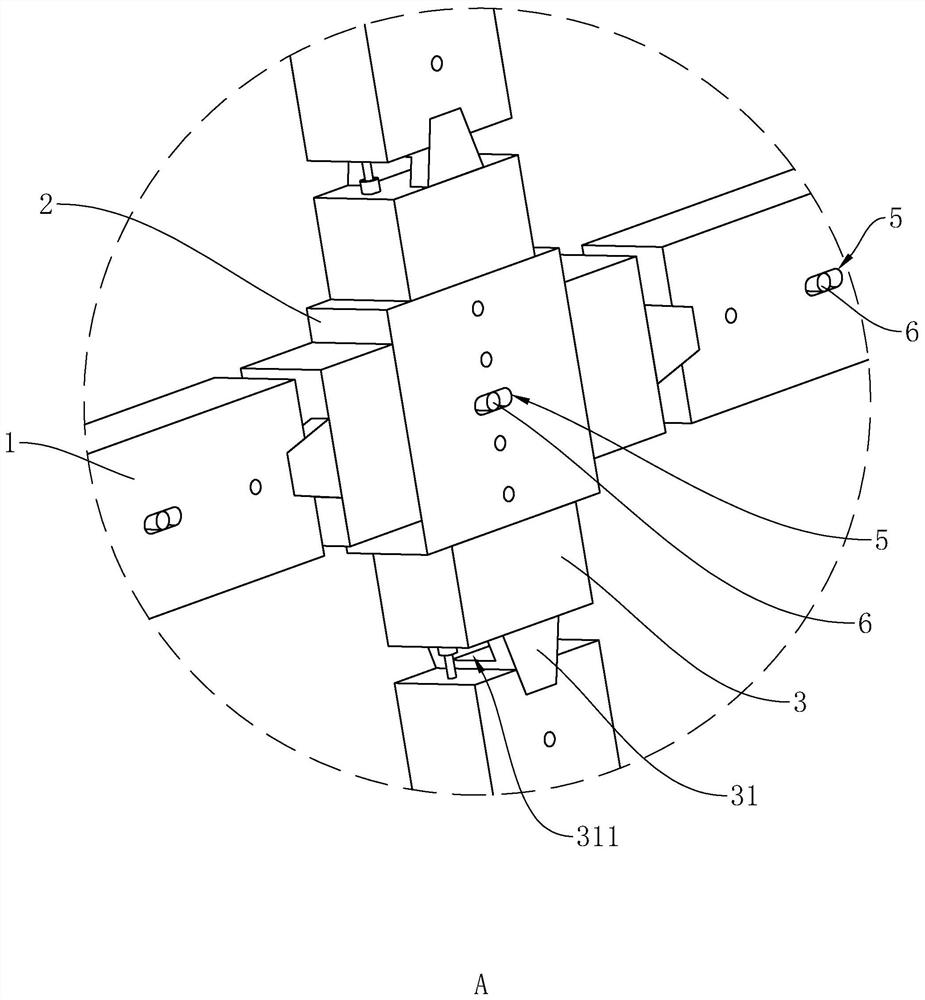 Lattice beam structure and construction method thereof
