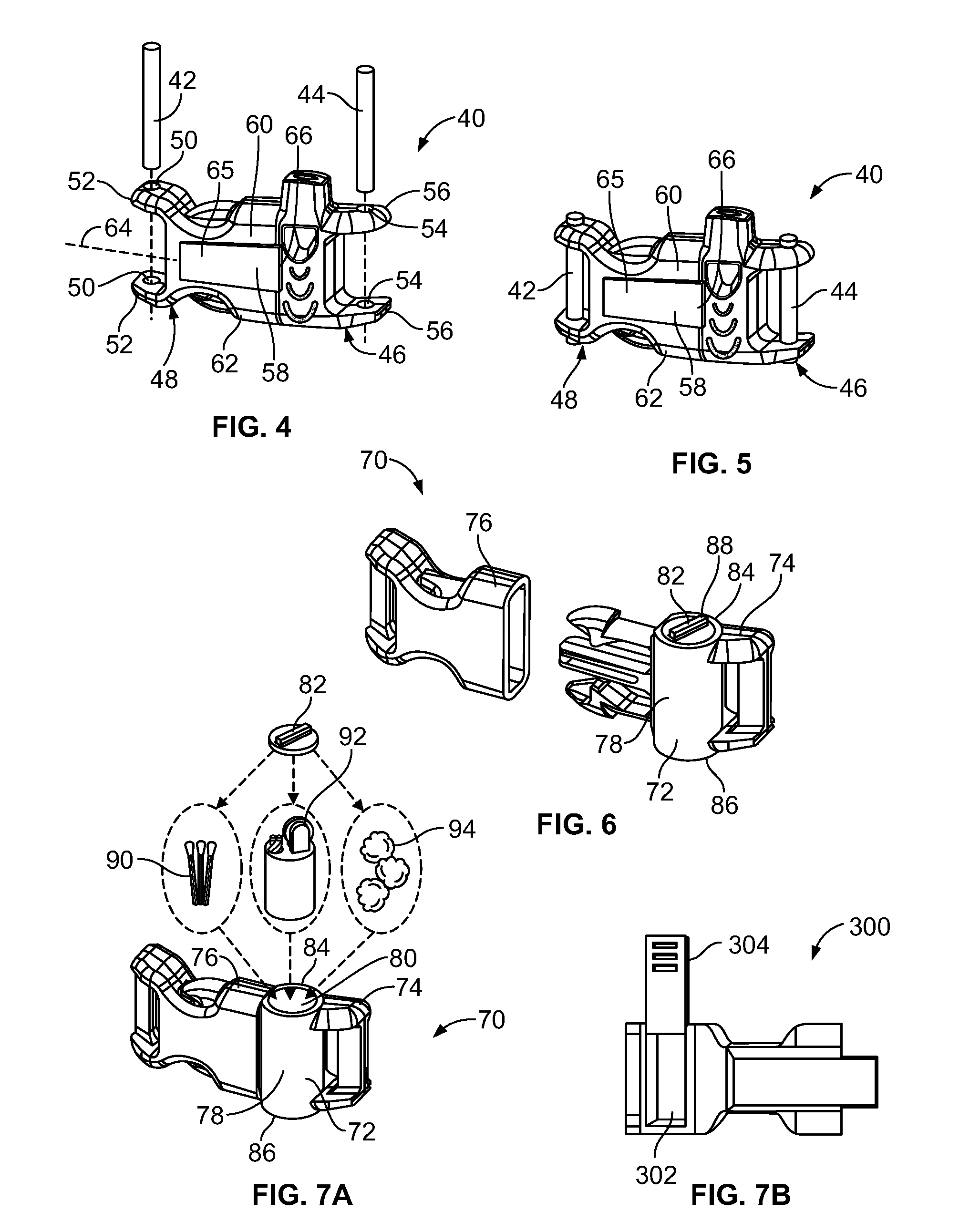 Strap-securing device with integral fire starter