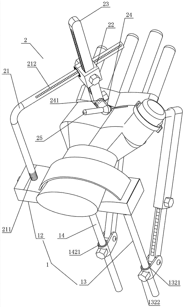 Scaphoid surgery screw-setting and positioning device and scaphoid surgery screw-setting and positioning method