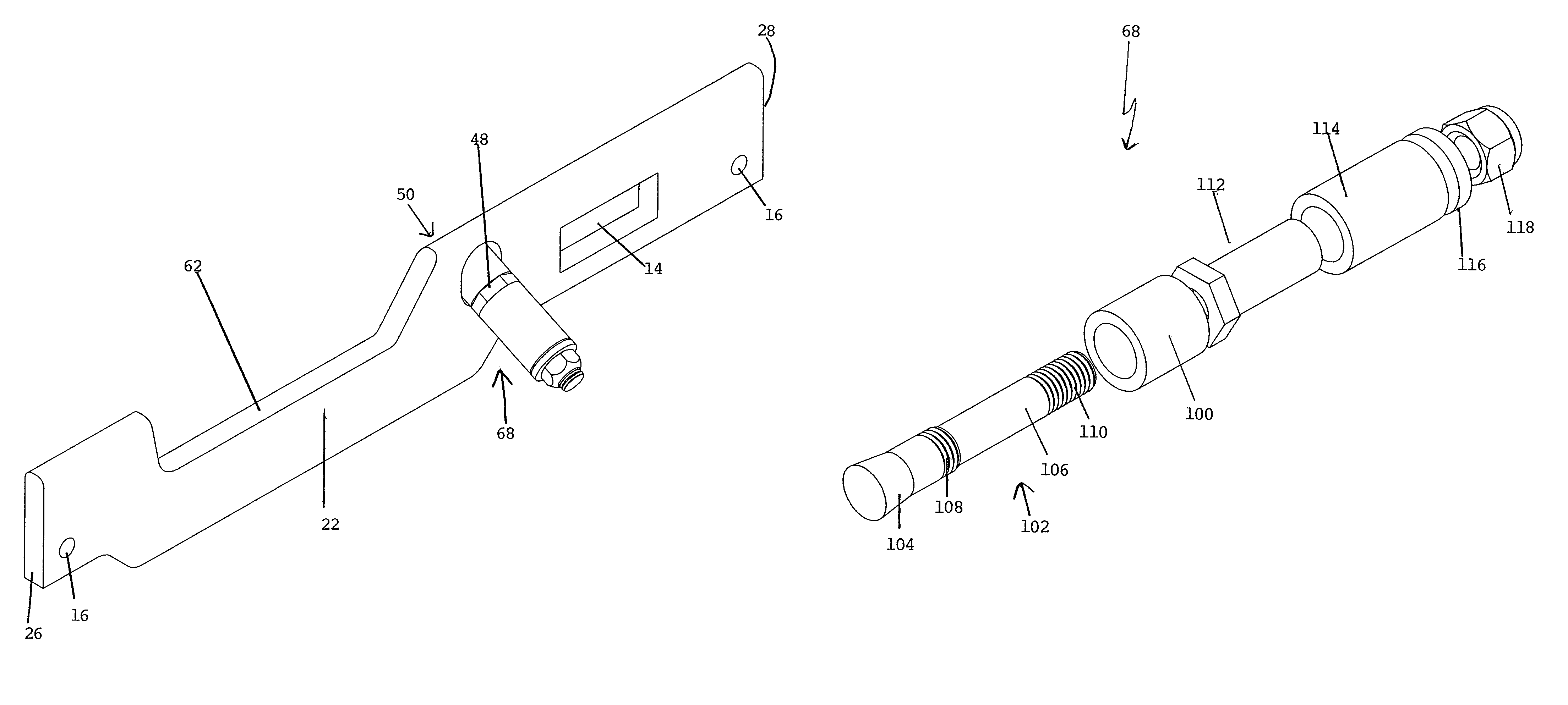 Gate retention mechanism for a conveyor assembly