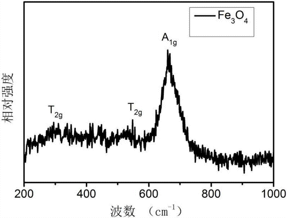Magnetic Fe3O4 nano-fiber material as well as preparation method thereof and application thereof in catalytic reaction of mimetic peroxidase