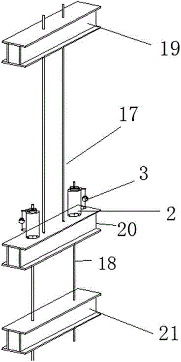 Wrapping and hanging device with arch bridge suspenders convenient to replace