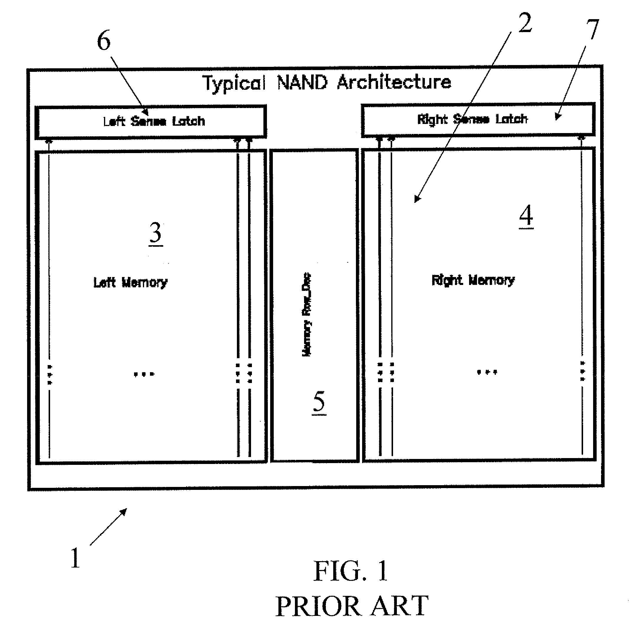 Non-volatile memory electronic device with NAND structure being monolithically integrated on semiconductor