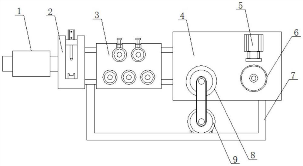 Energy-saving and environment-friendly wire bending machine