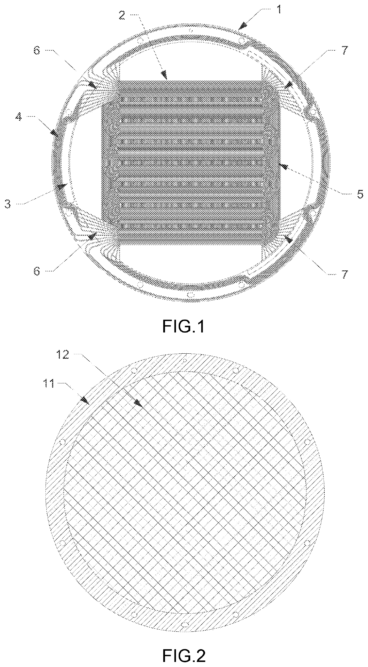 Low distortion flat diaphragm