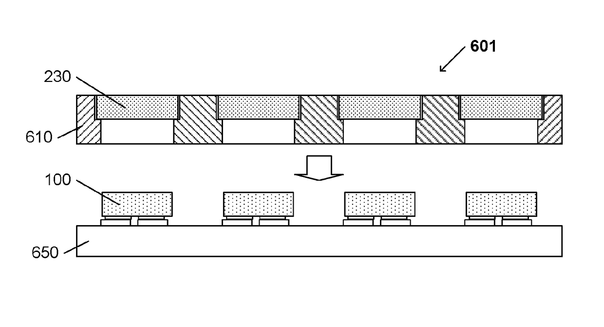 Frame based package for flip-chip LED