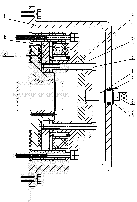 Manual tripping device of marine motor brake