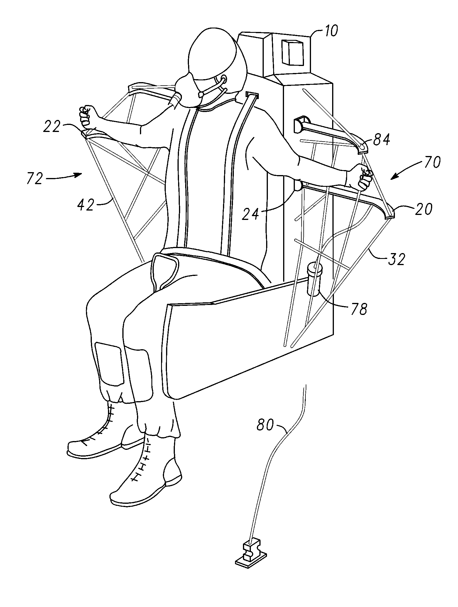 Passive ejection seat arm flail restraint apparatus and method