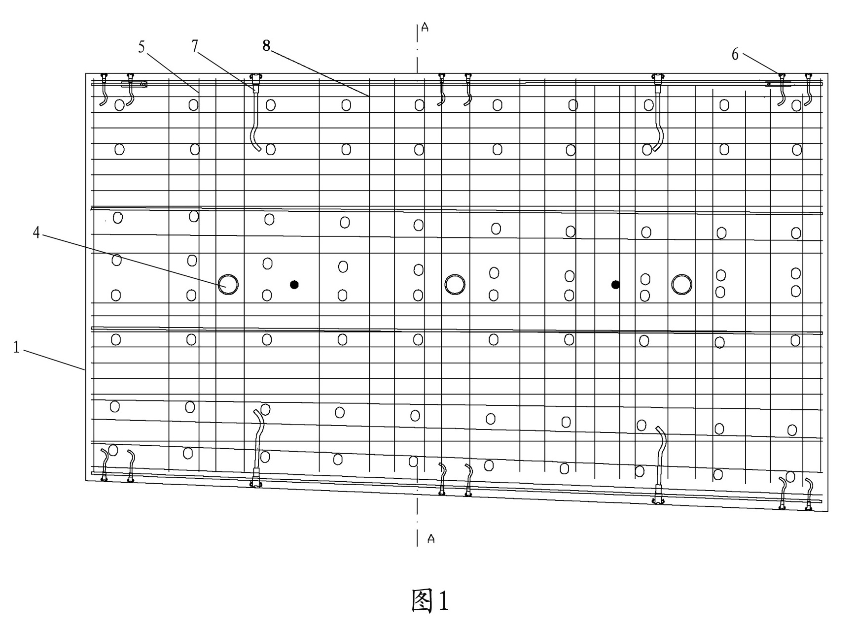 Plate type ballastless track turnout plate and manufacture method thereof