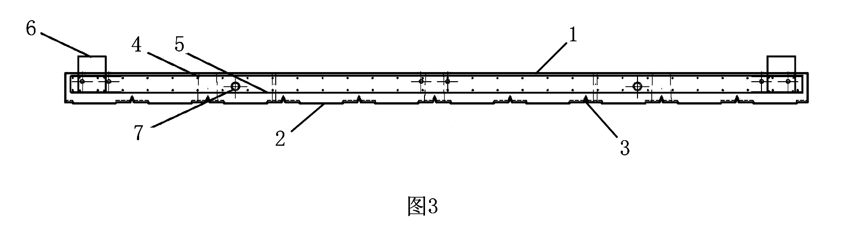 Plate type ballastless track turnout plate and manufacture method thereof