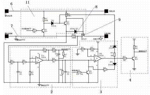 Over-current protection and startup recovery circuit for solar photovoltaic controller
