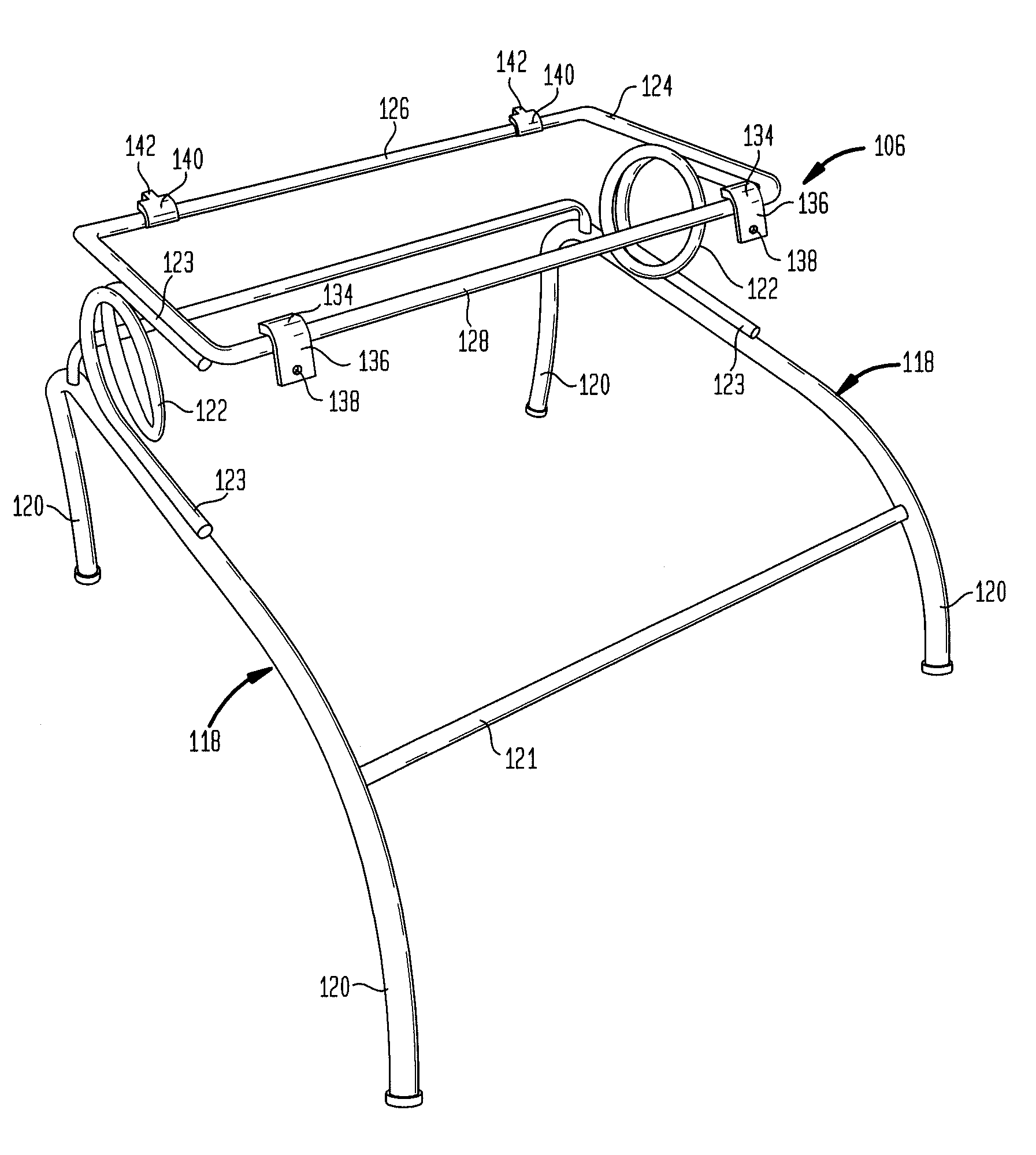 Knock-down furniture assembly