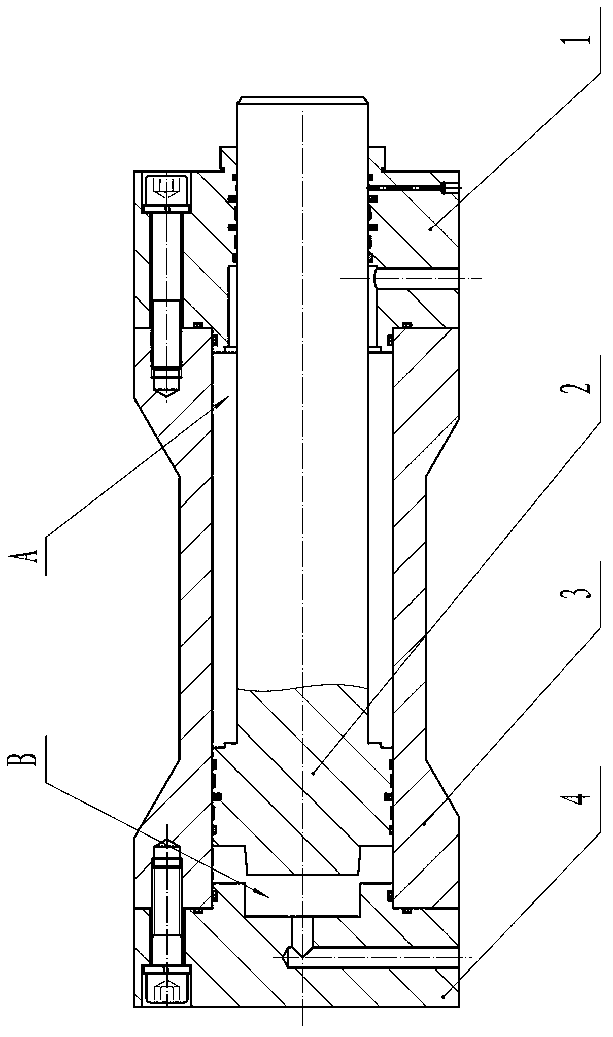 Multistage pressure cylinder and pressurization usage method and depressurization usage method thereof