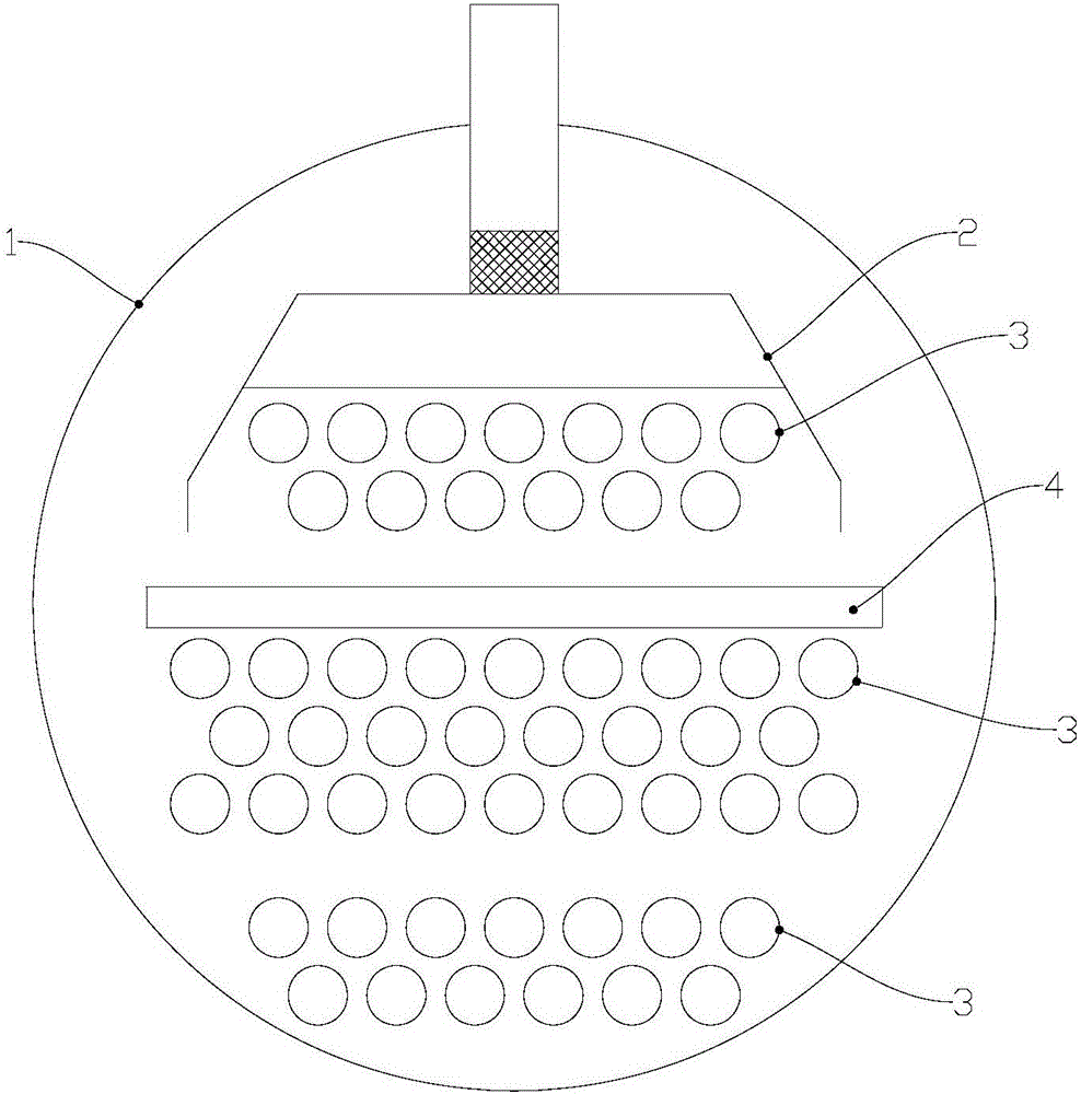 Shell-tube type dripping heat exchanger