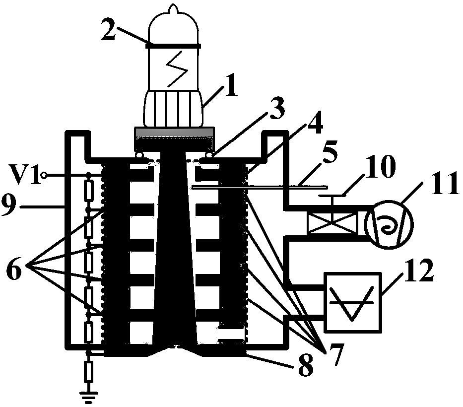 Chemical ionization-vacuum ultraviolet single photon ionization composite ionization source device based on air discharge