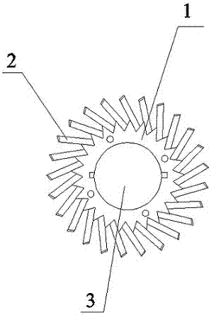 Combined shearing tool for plastic granulator