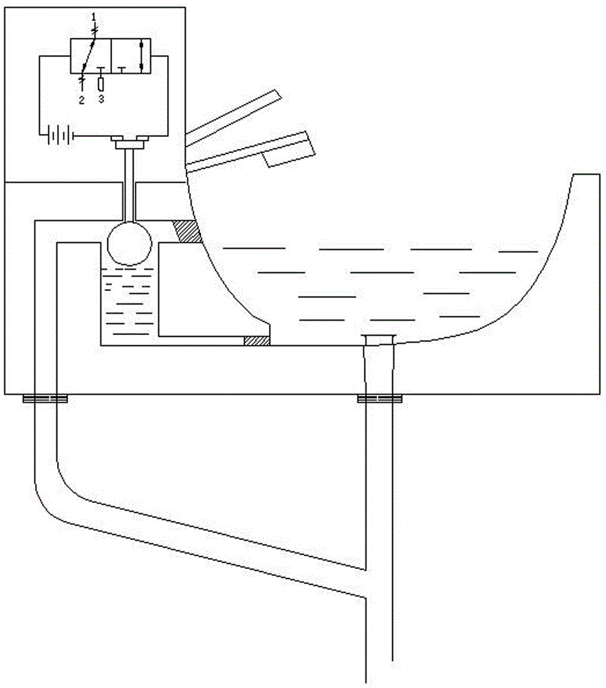 A water-saving washbasin