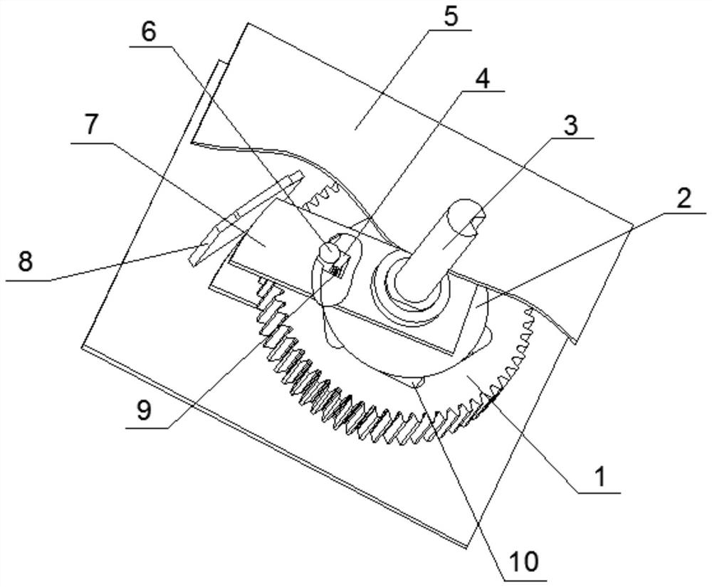 Clutch structure of electric operating mechanism for circuit breaker