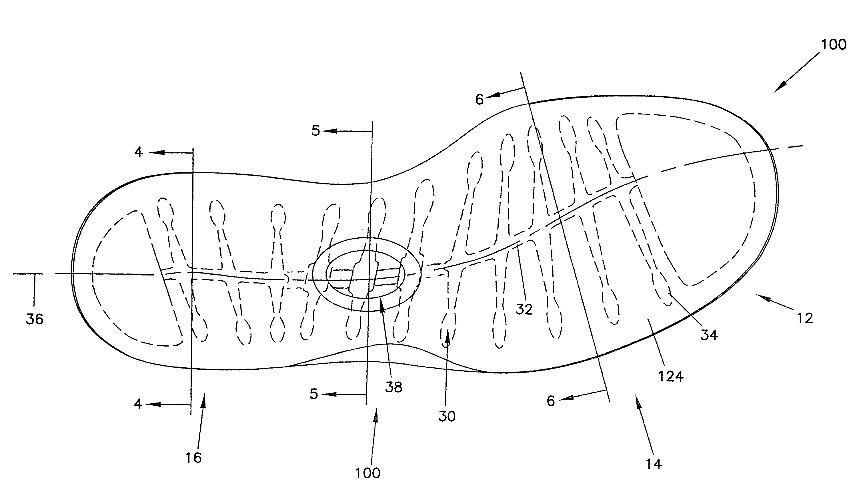 Integral spine structure for footwear