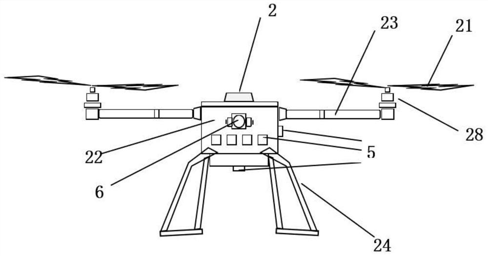 Indoor drone fire inspection method and system based on radio positioning