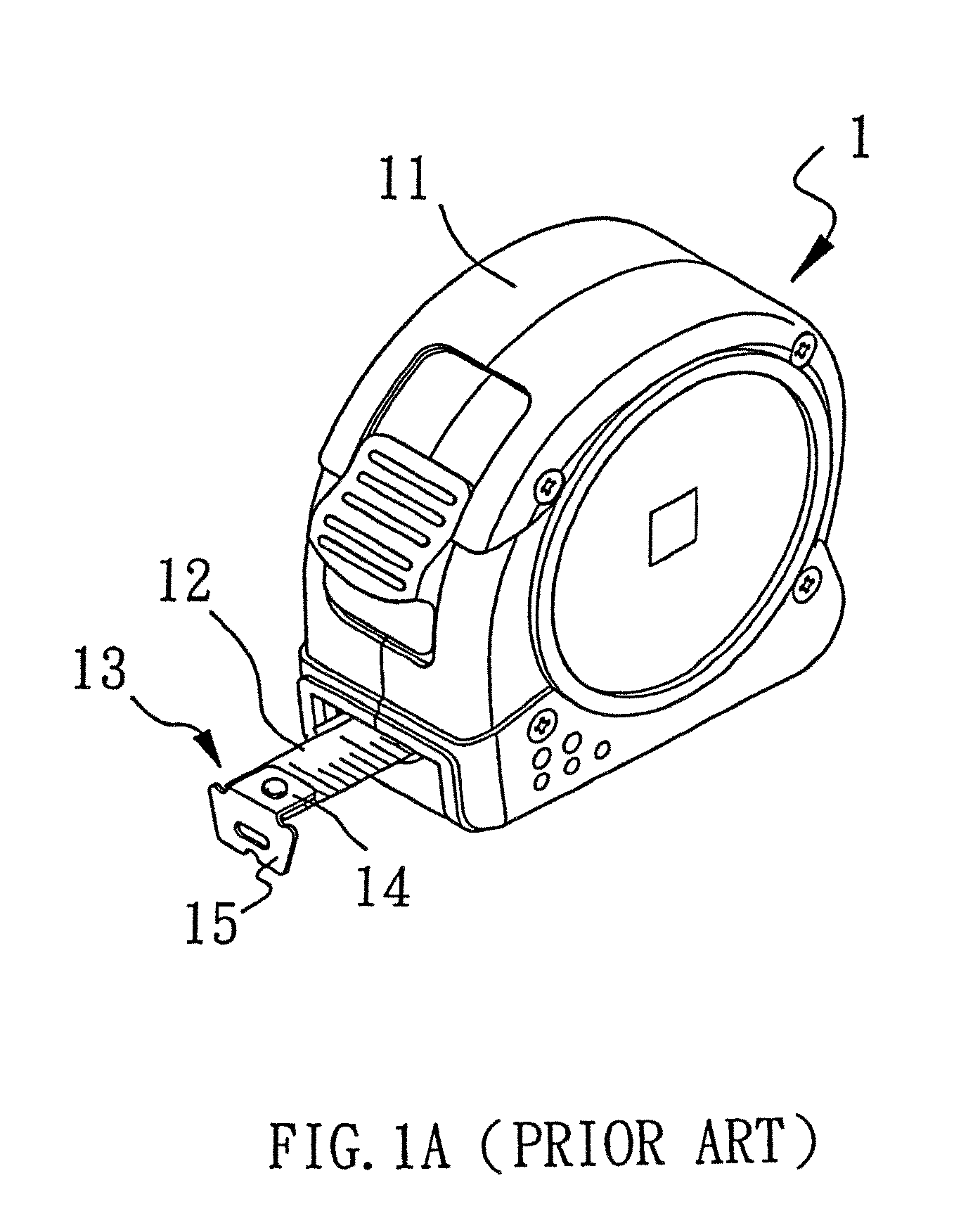 Structure of a measuring tape device
