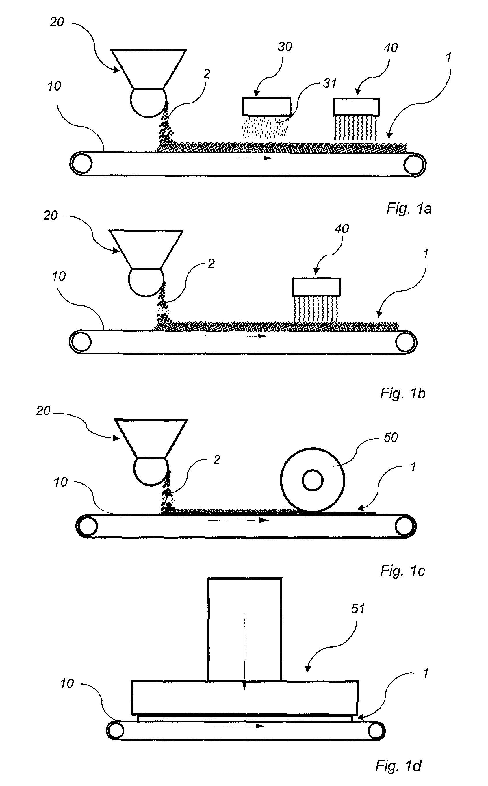 Method of manufacturing a layer