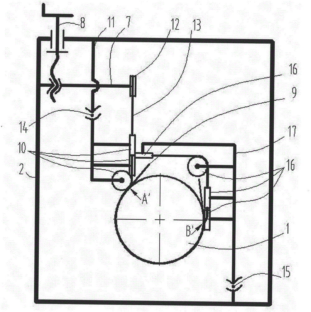 Biaxially oriented film binding-type horizontal stretching method and device