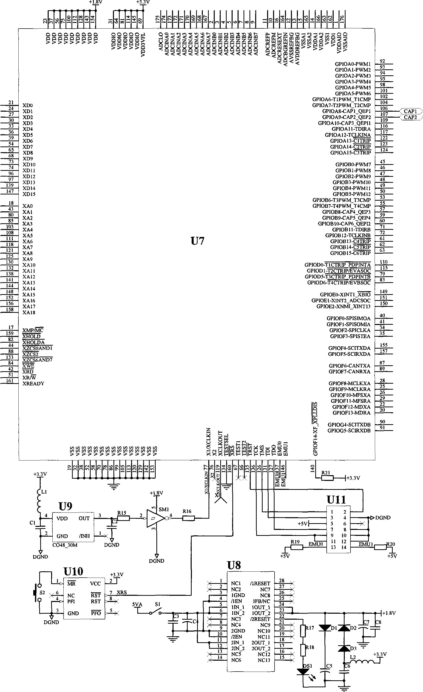 Device and method for detecting initial position angle of double fed electric machine rotor