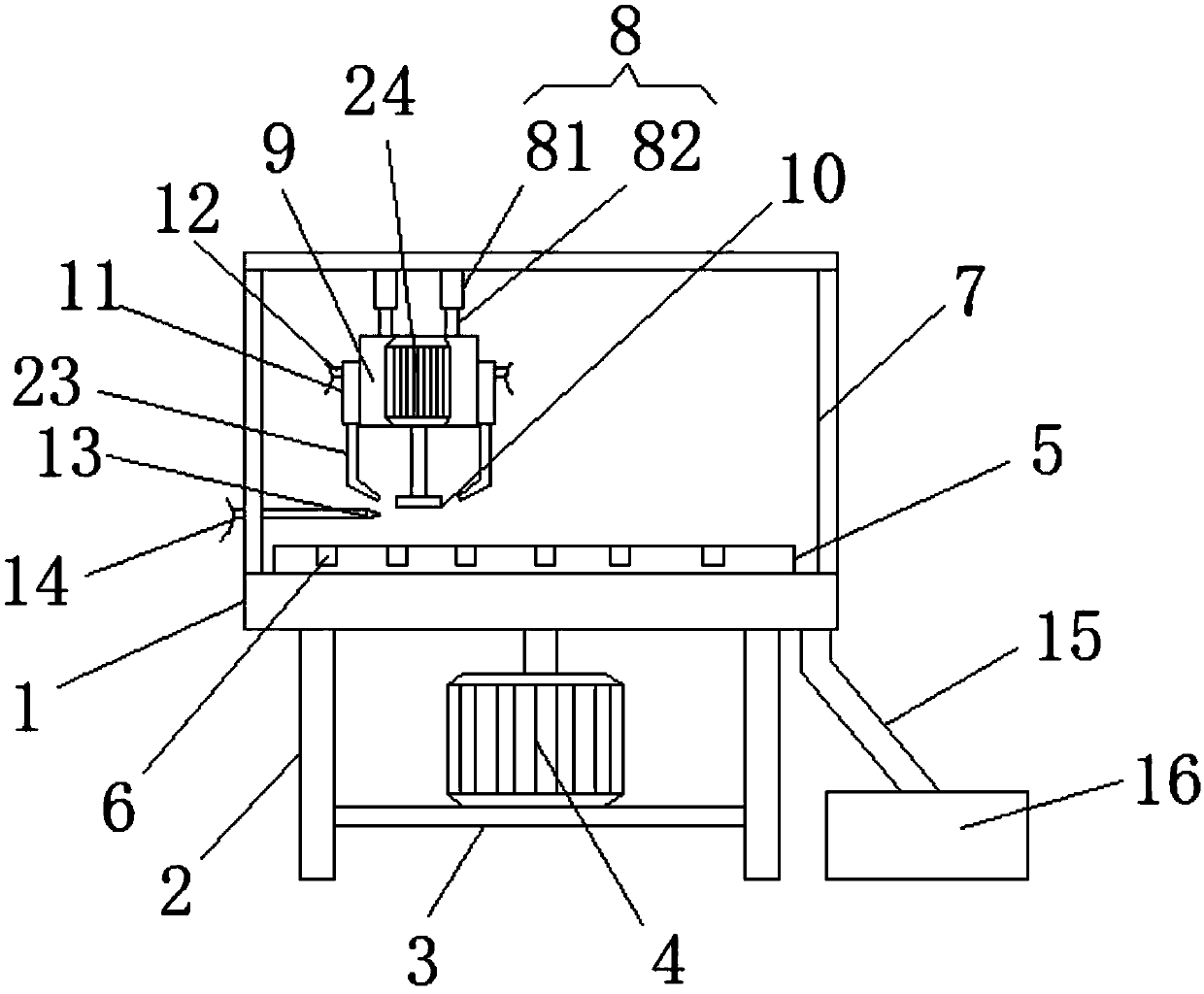 Part manufacturing and polishing device