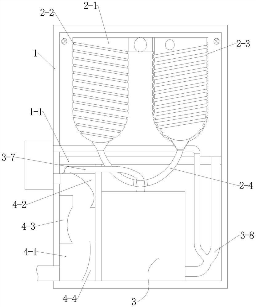 A device for recycling waste heat of tube furnace tail gas