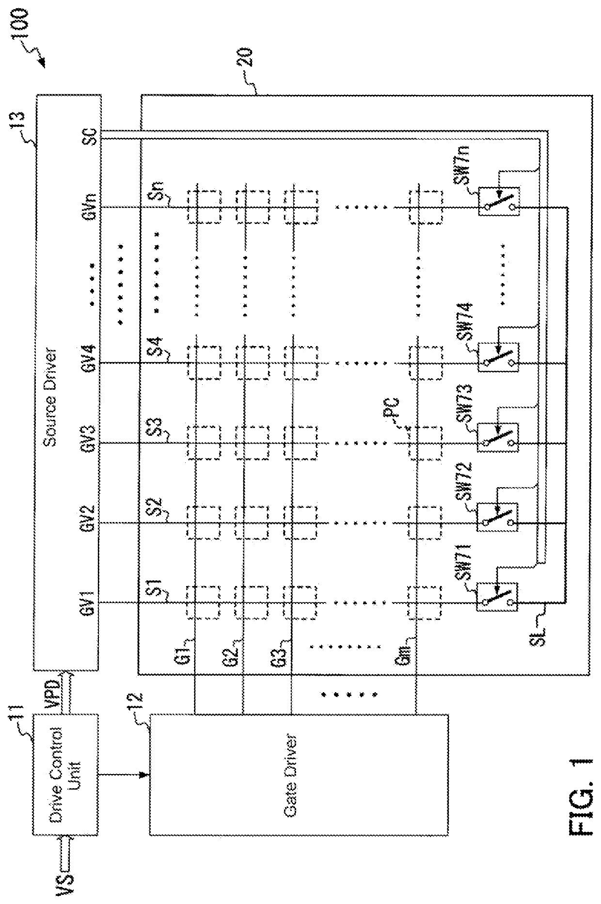 Display device, display driver, and failure inspection method
