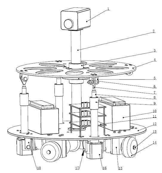Ground experiment system for verifying of vision guidance landing algorithm of flight vehicle