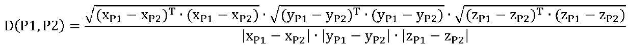 A transformer substation three-dimensional model spacing calculation method