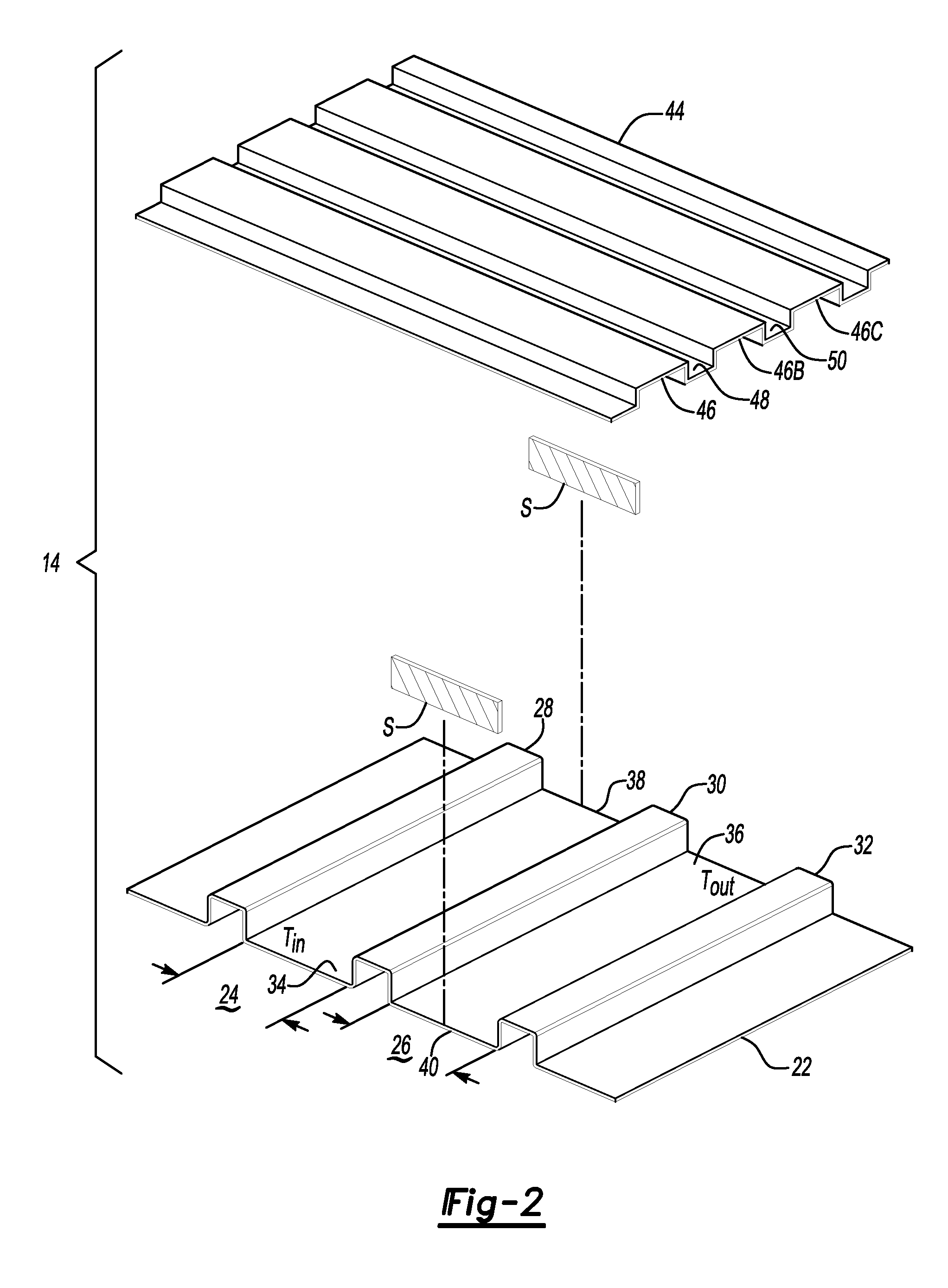 Secondary battery thermal management device and system