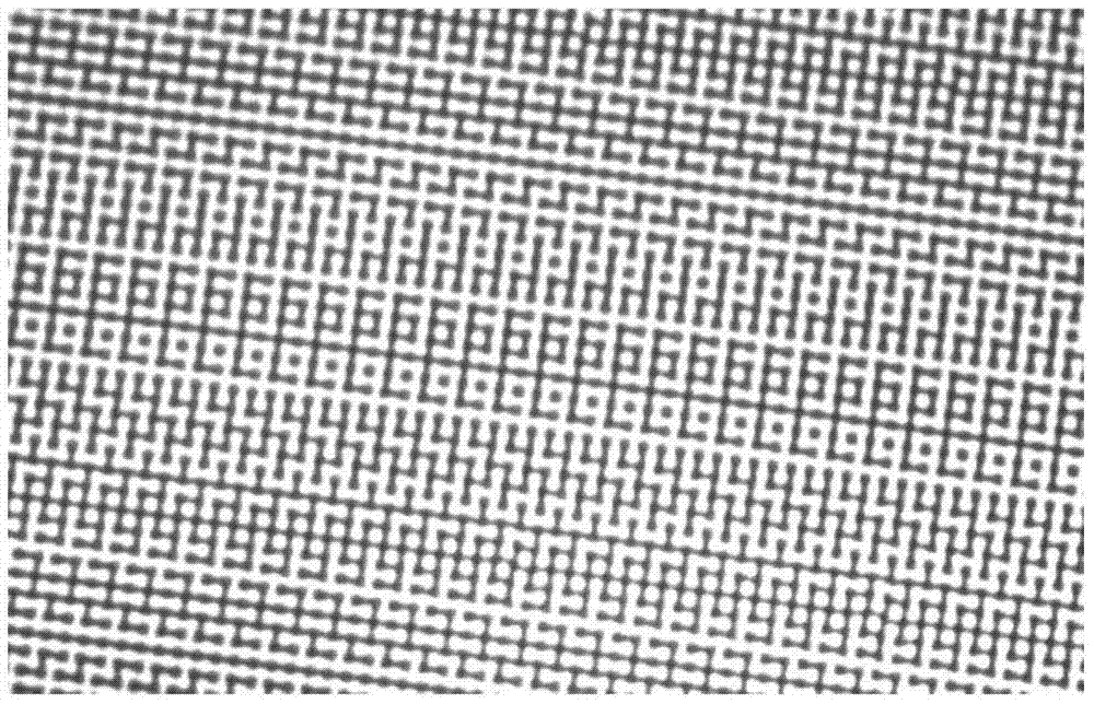 Method, device and system for sensing depth of symbol array surface structured light