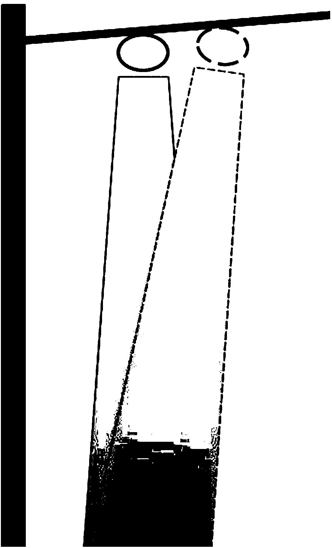 A municipal lighting led street light with touch sensor