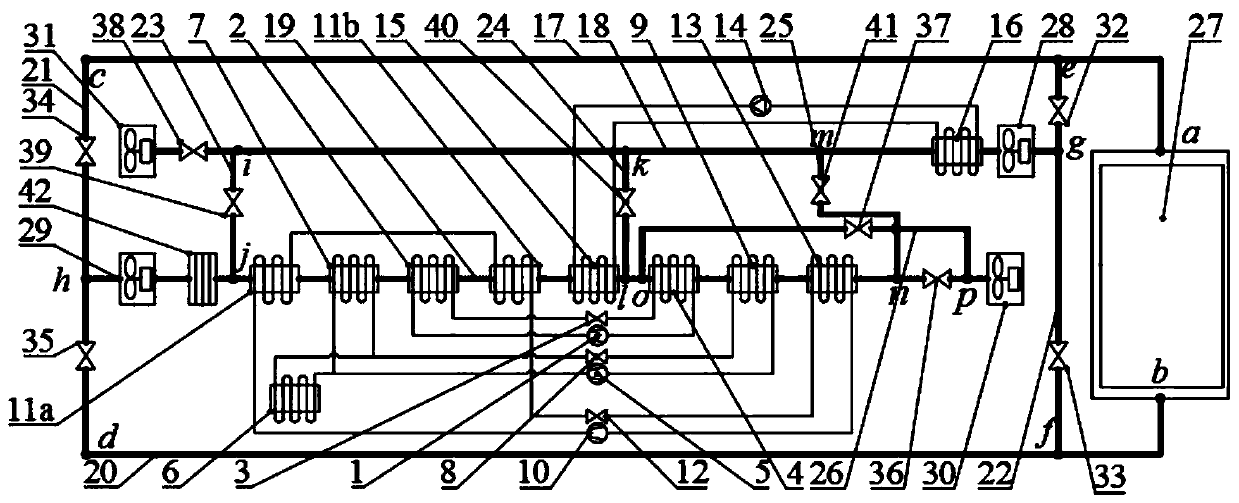 Multi-stage heat pump drying system and control method thereof